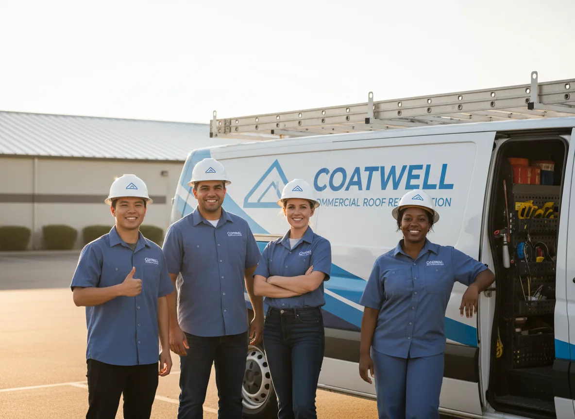Commercial roof coating company in Kiowa, KS
